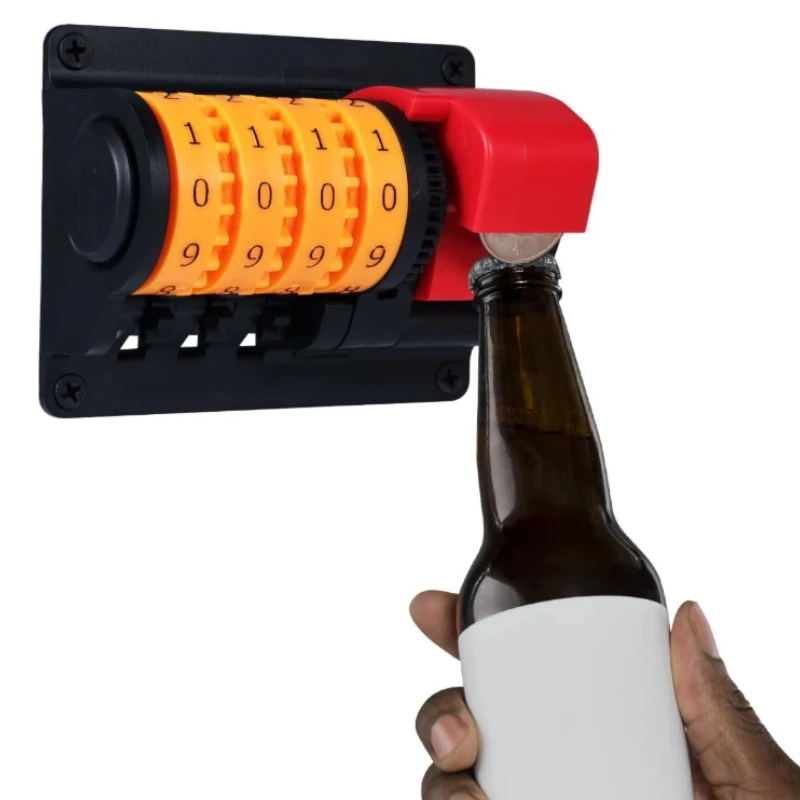 Bottle Opener Wall Mounted, Beer Counter Bottle Openers with Precise Numbers Counting for Kitchen Bar Restaurant Beer Lover Gift