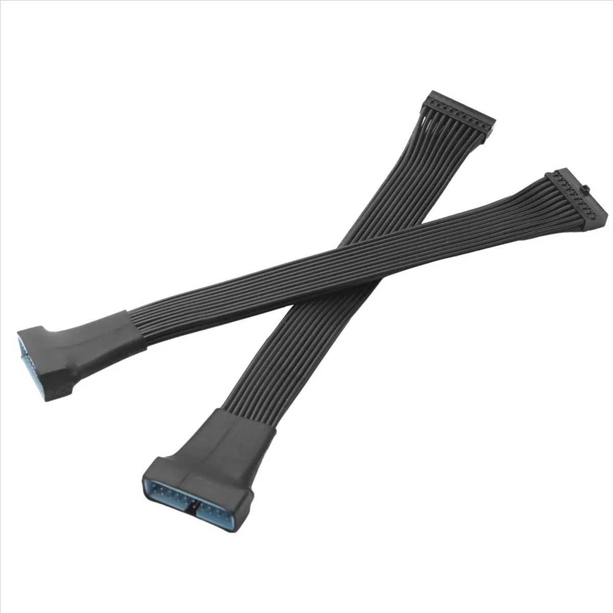 A14G Small USB 3.0 19/20 Pin Internal Extension Header Adapter Cable for Motherboard 4.7 Inches (2 Pack)