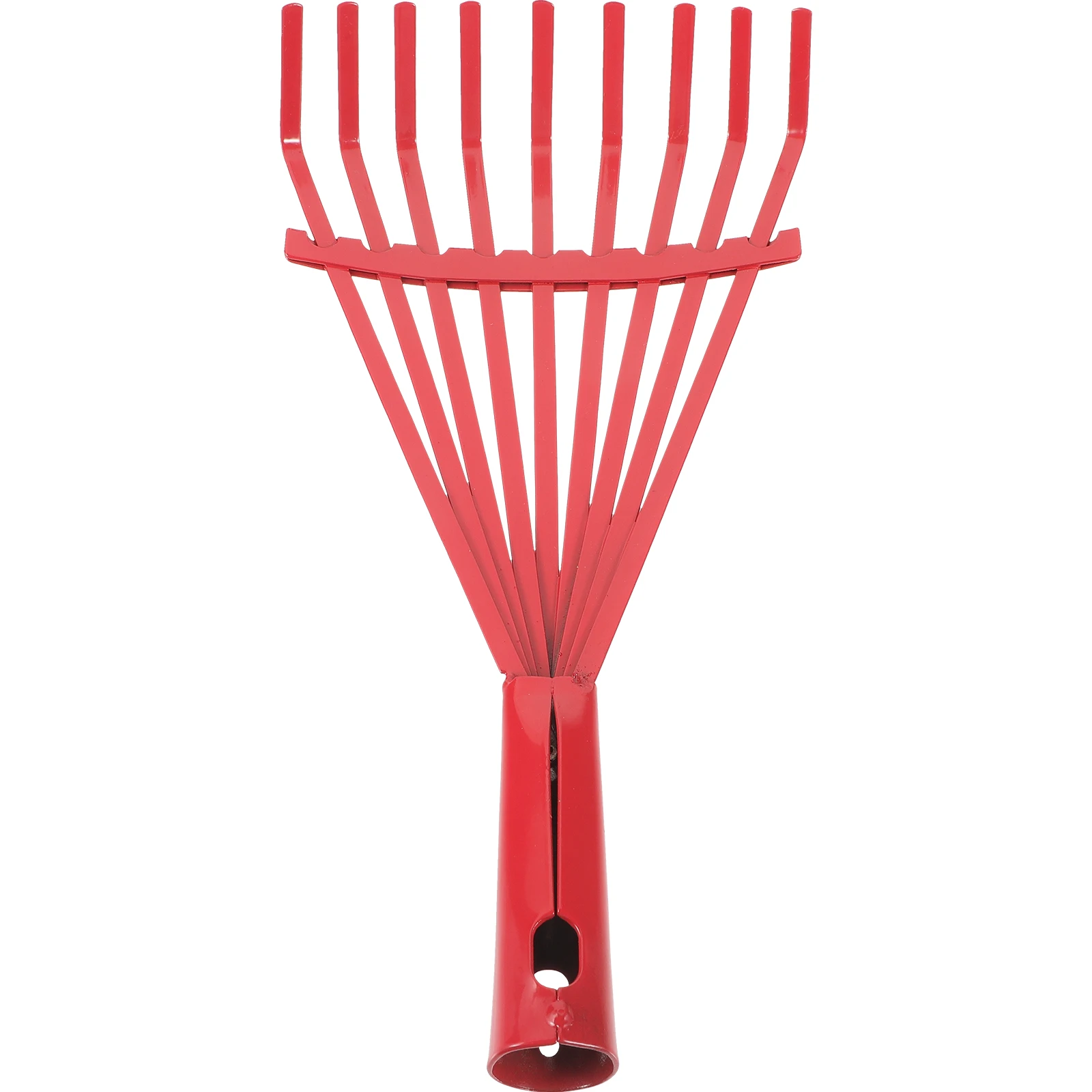 1Pcs High-Carbon Steel Leaf Rake Garden Rake Effective Fallen Leaves Rake Lawn Maintenance Tool