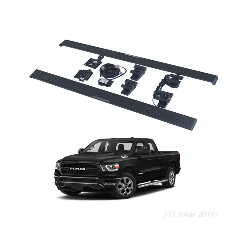 Automatic Side Step Electric Running Board Power Footrest Retractable For Dodge RAM 1500 2017+