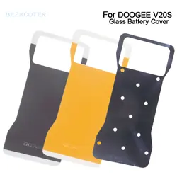 New Original DOOGEE V20S Battery Cover Rear Cover Glass Cover Plate With Foam Adhesive Accessories For DOOGEE V20S Smart Phone