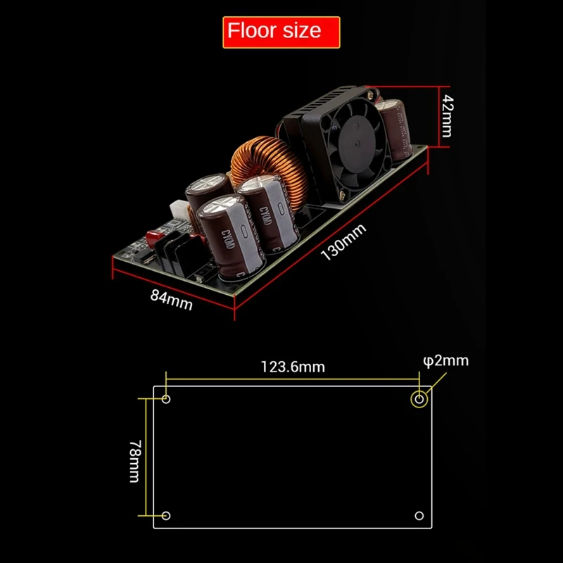 Imagem -03 - Cnc Step-down dc Power Supply Tensão Ajustável e Tensão Constante Módulo de Corrente Constante Preto 1500w Zk10022