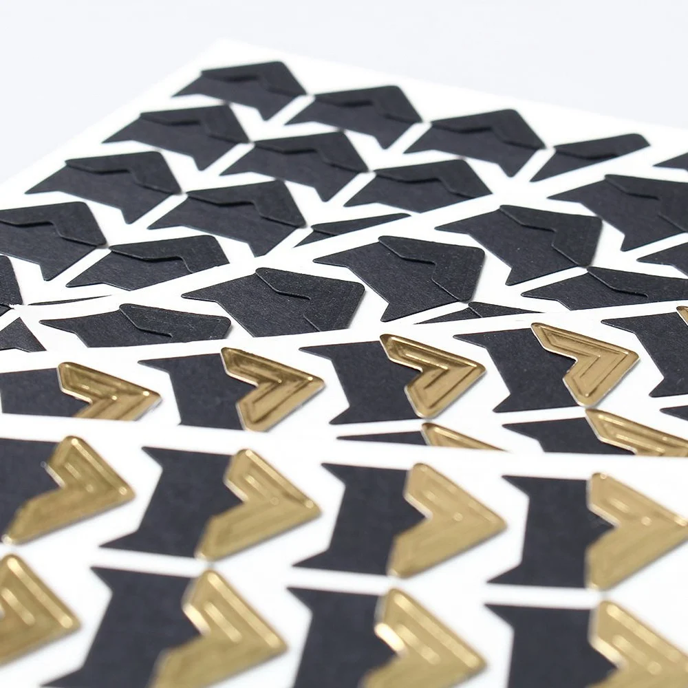 المهنية 10 ورقة زوايا الصور ملصقات بمادة لاصقة ذاتية، صور تصاعد ورقة ملصقات الزاوية لألبومات سجل القصاصات ذاتية الصنع #4