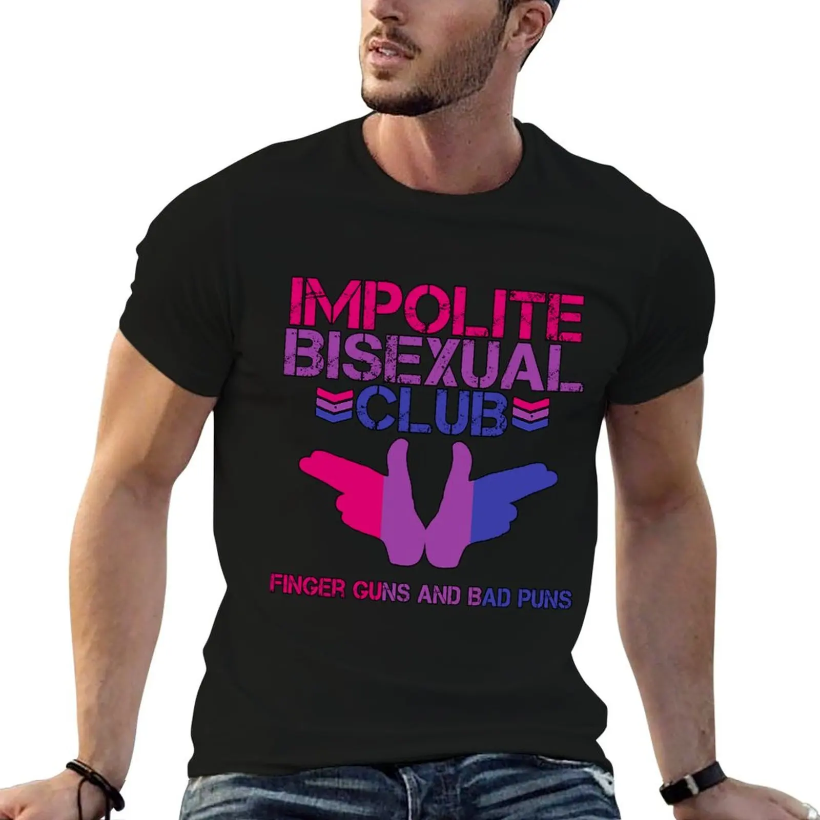 

Impolite Bisexual Club T-Shirt printed t shirts for man t shirt man casual man t shirt graphic T-shirt