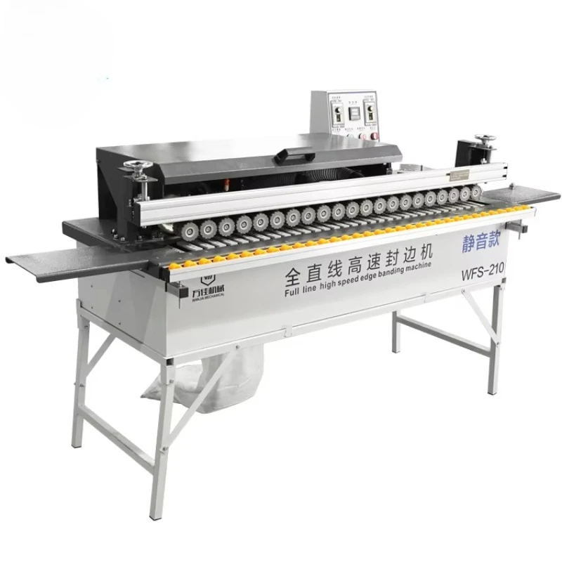 210 Silent high-speed automatic edge banding machine with edge banding, trimming, polishing and end cutting