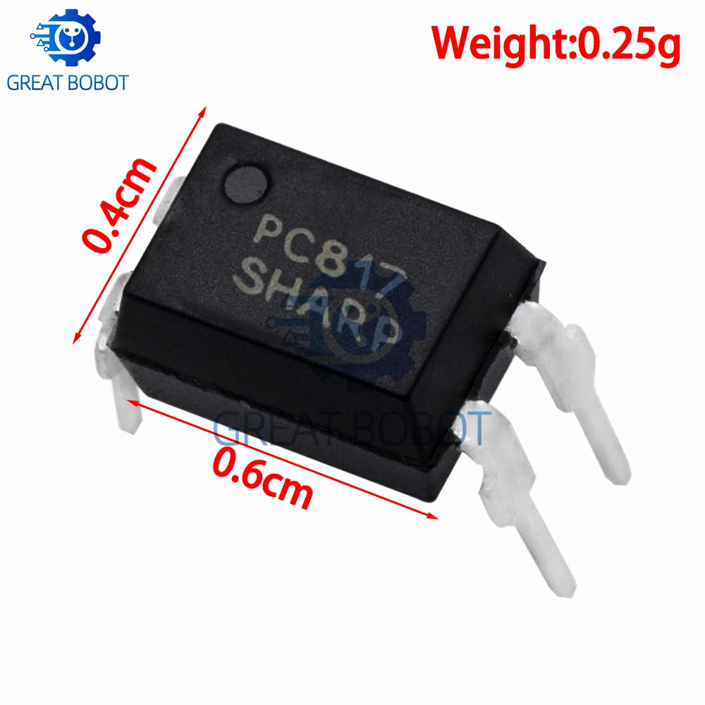 BS 100pcs PC817 EL817 817 817C FL817C PS817C DIP Optocoupler