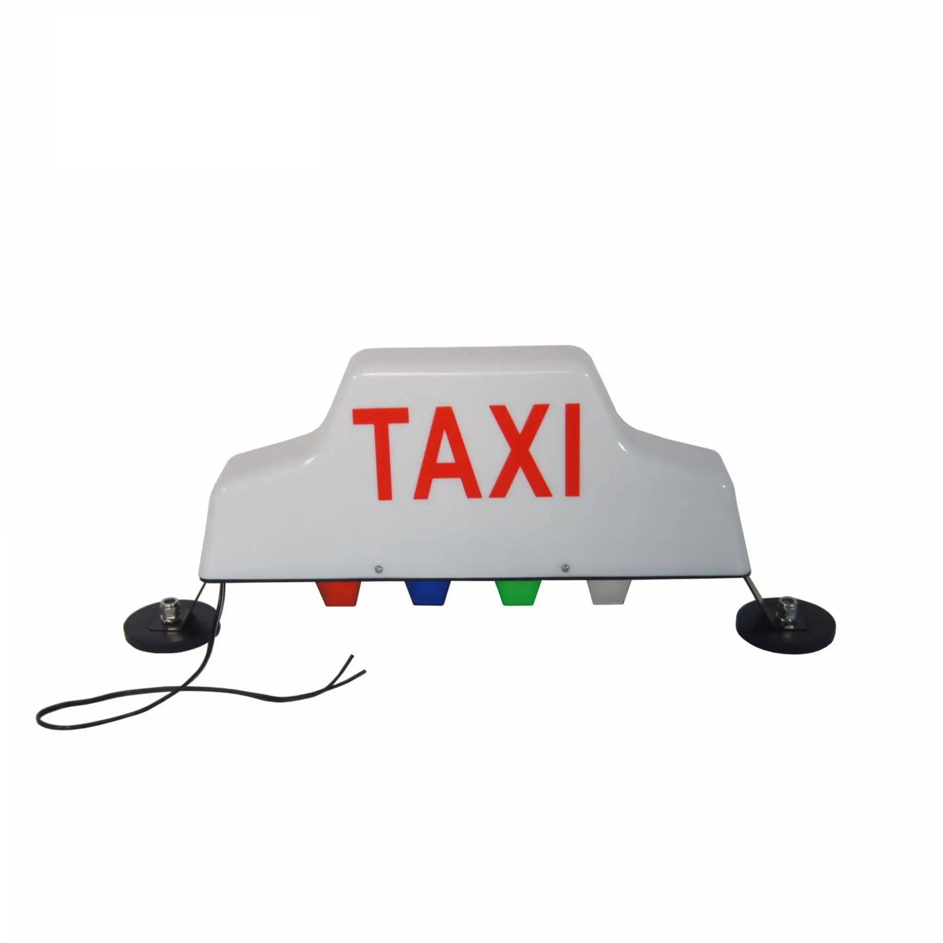 Nouveau 12V DC toit étanche panneau supérieur cabine lampe de signalisation lumineuse toit panneau fort magnétique LED couleur 21W TAXI lumière universelle