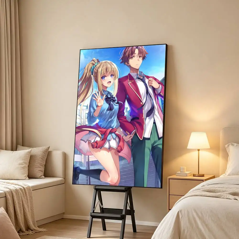 Classroom of The Elite Karuizawa Kei Poster Waterproof Wall Art Sticker For Bar Living Room Vintage Decor High Quality Print