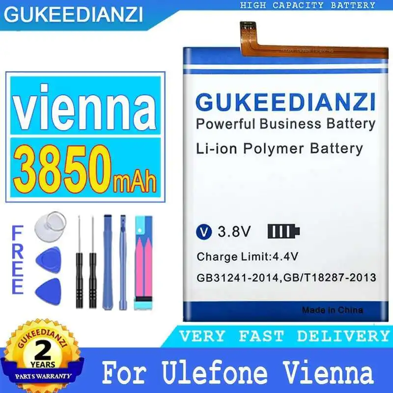 

3850Mah Mobile Phone Battery High Compatibility For Ulefone Vienna