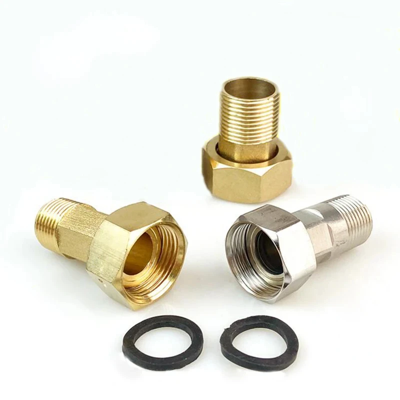 Brass Water Meter Scalable Connector 1Inch 1.2Inch 1.5Inch Inner And Outer Screw Quick Coupling For Hose Stainless Steel Joint