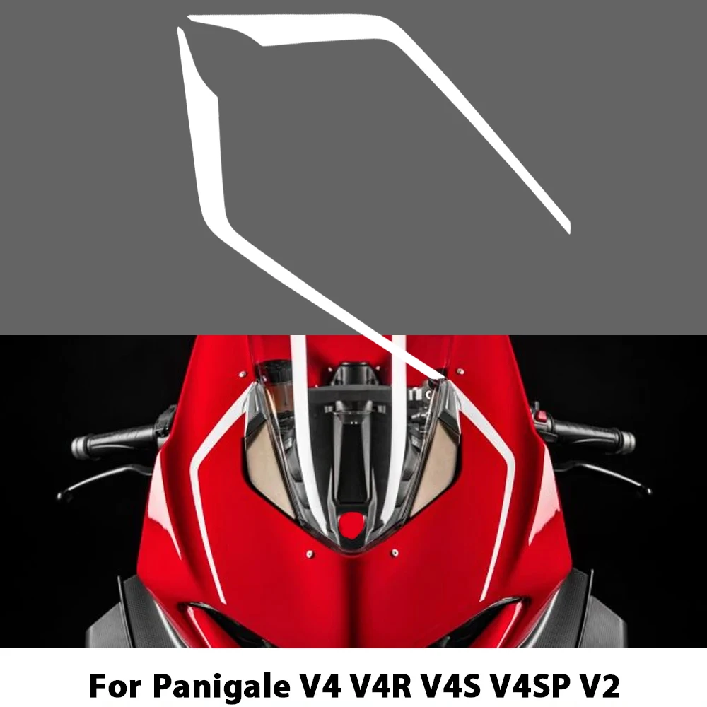 

Motorcycle accessories Shell Fairing Sticker Decal OEM Replica Front Pull Lines Decals For Ducati Panigale V4 V4R V4S V4SP