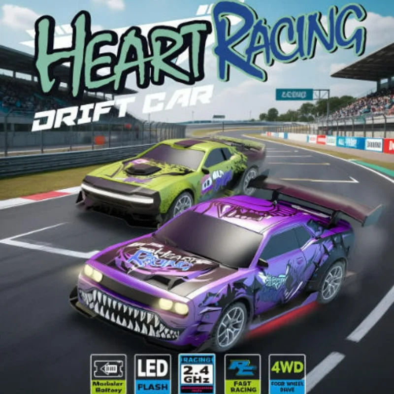 Cool Stuff Toy Car Funny Gift-1:24 High-speed 4WD Rc Cars,Remote Control Car Toy,Professional Racing Rc Drift Car,Toys for Kids