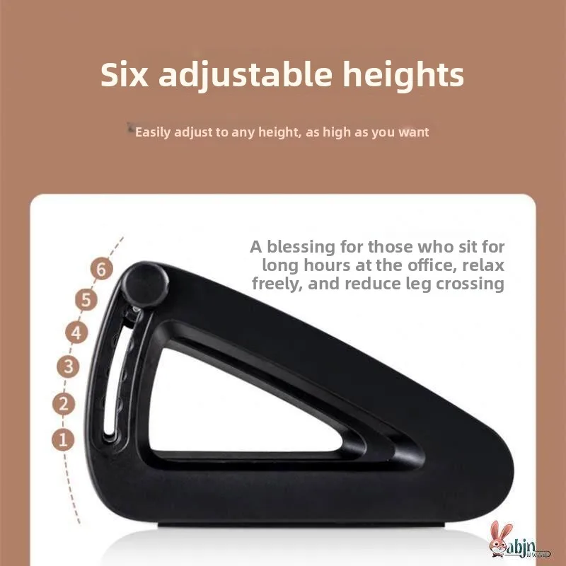 Office Footrest Sofa Leg Rest Anti-Lift Foot Pad Desk underneath Leg Rest Footstool Durable Plastic Footrest for Office Use