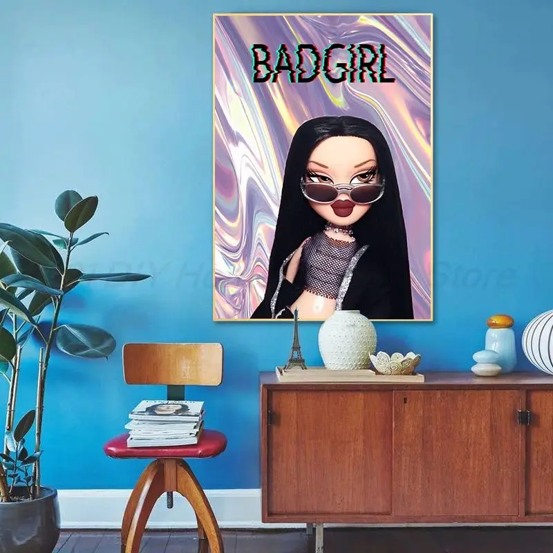 Bratz Doll Classic Anime Poster Whitepaper Sticker DIY Room Bar Cafe Nordic Home Decor