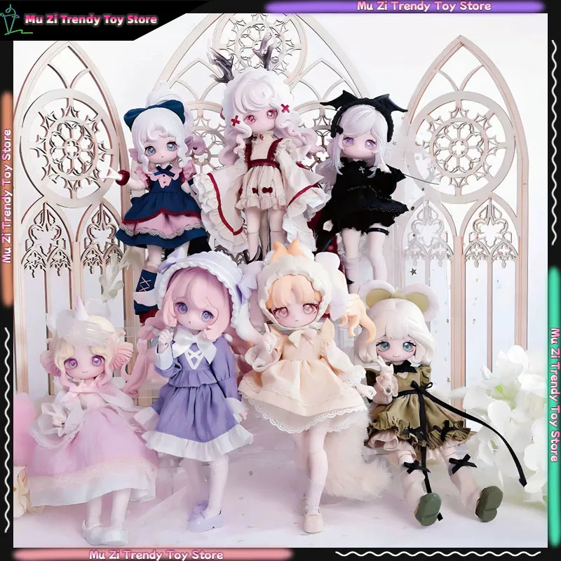 In Stock Genuine The Luluelf Story Series 1/12 BJD Movable Joint Doll Blind Box Toys Cute Action Anime Figure Kawaii Model Gift