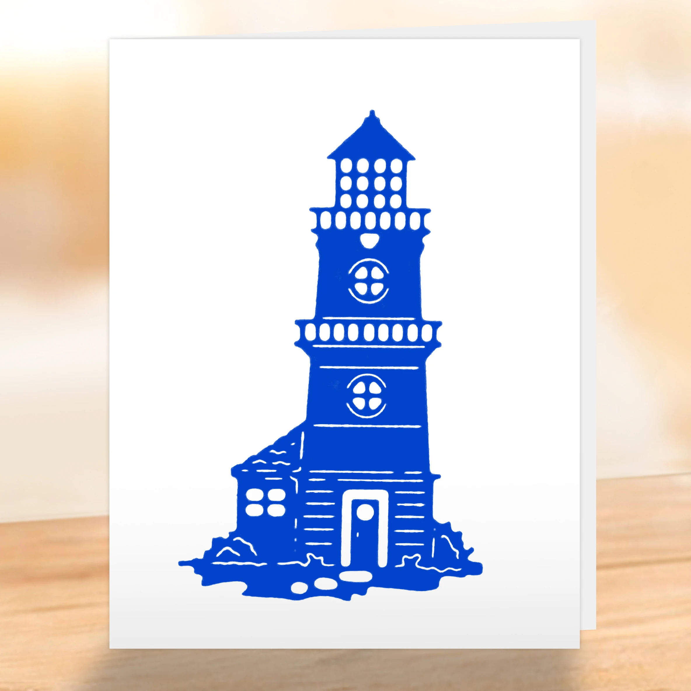 Ocean Lighthouse Frame Metal Cutting Die Scrapbook Die Photo Album Clipart Decoration DIY Paper Card Carving Craft Handmade Mold