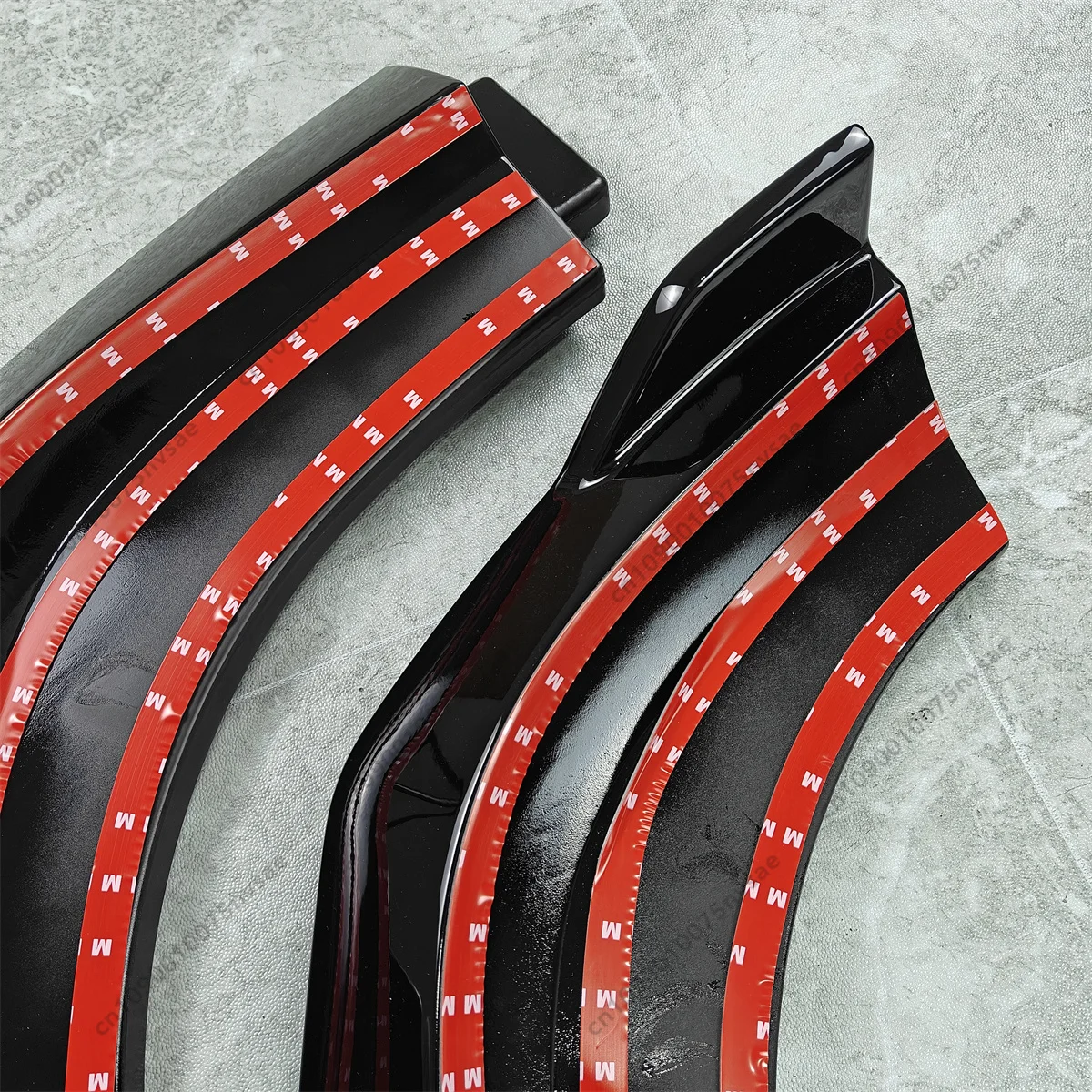 AR نمط الجبهة حافة مصد السيارة لمرسيدس بنز C الفئة W204 2007-2013 السيارات الفاصل المفسد الناشر الحرس الأسود الجسم أطقم ضبط