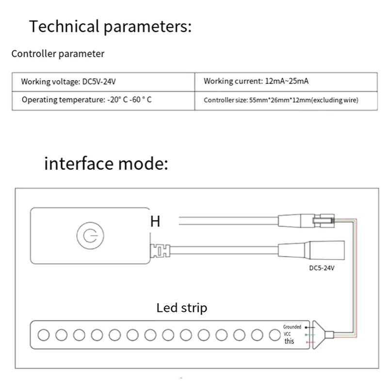 A41T SP643E DC 24V PWM 2.4G RF télécommande LED Bluetooth pour bande LED DIM CCT RGB RGBW RGBCCT