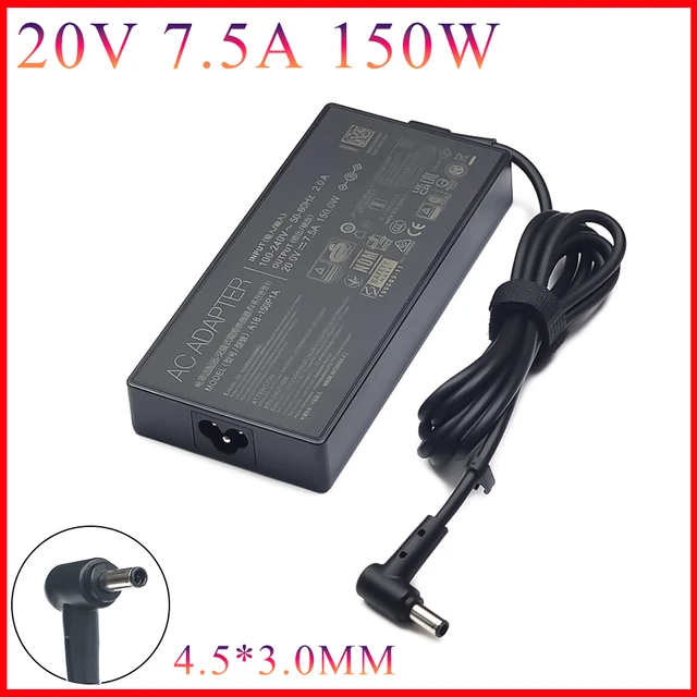 ADP 200075 M A18-150P1A 20V 7.5A150W 4.5*3.0mm zasilacz sieciowy ładowarka do laptopa dla ASUS TUF GAMING X571L F571G F571L VX60G zasilanie notebooka