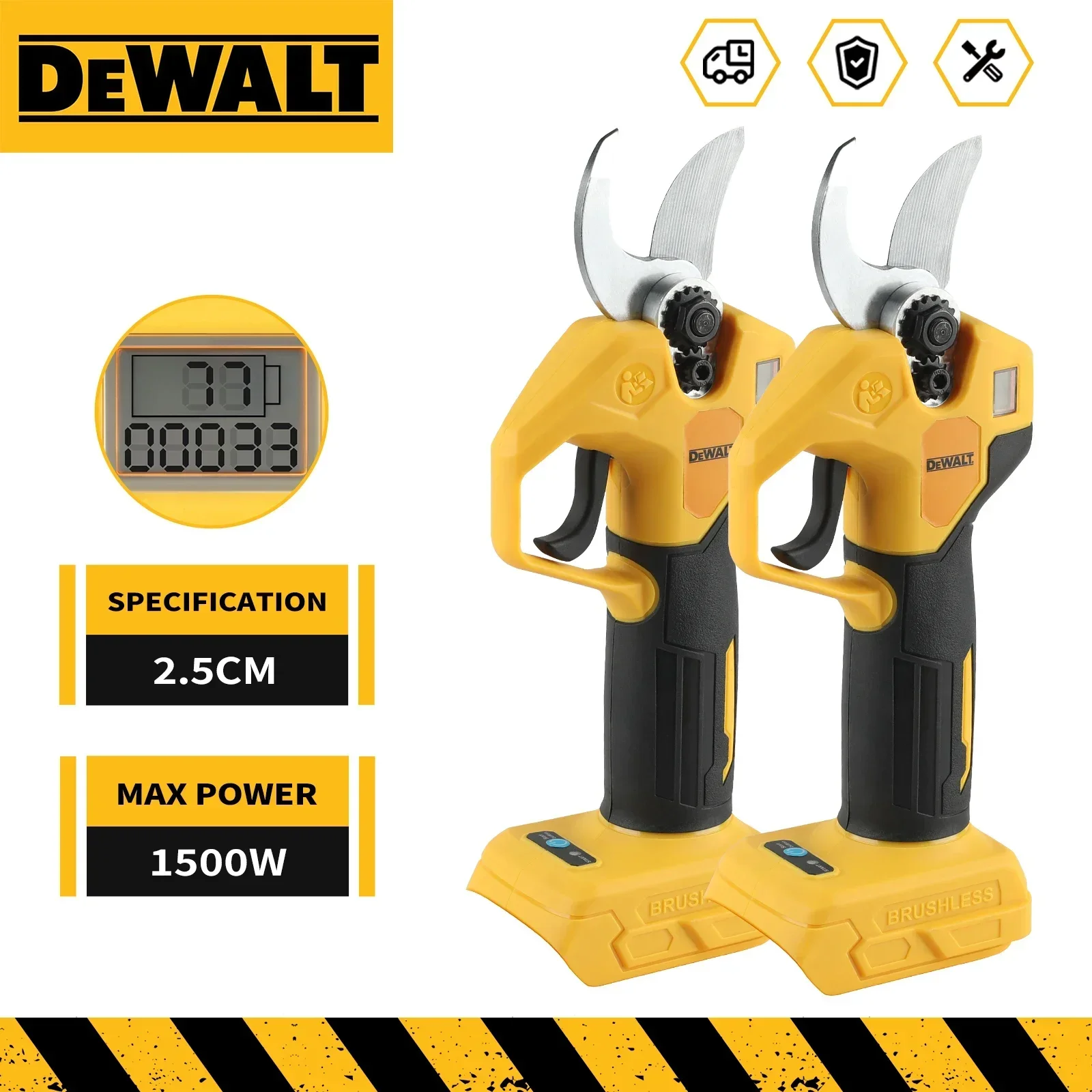 

Dewalt Brushless Electric Pruning and Gardening Tool Compatible with 18V Lithium Battery Suitable for Fruit Tree Pruning