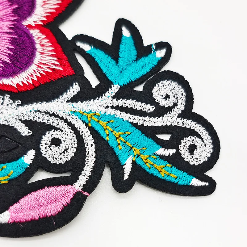 Embroidered Self-adhesive Fabric Patches For Repairing Holes, Traditional Clothing, Ethnic Minority Clothing