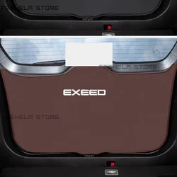 For Chery Exeed RX2022-2023 2024 Trunk Leather Protective Anti-dirty Pad For Tesla Car Trunk Tailgate Protection Pad Accessori