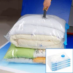 Vacuum Storage Bags for Clothes Quilt Down Jacket Travel Home Organizer Saving Closet Space Vacuum Seal Compression Bag