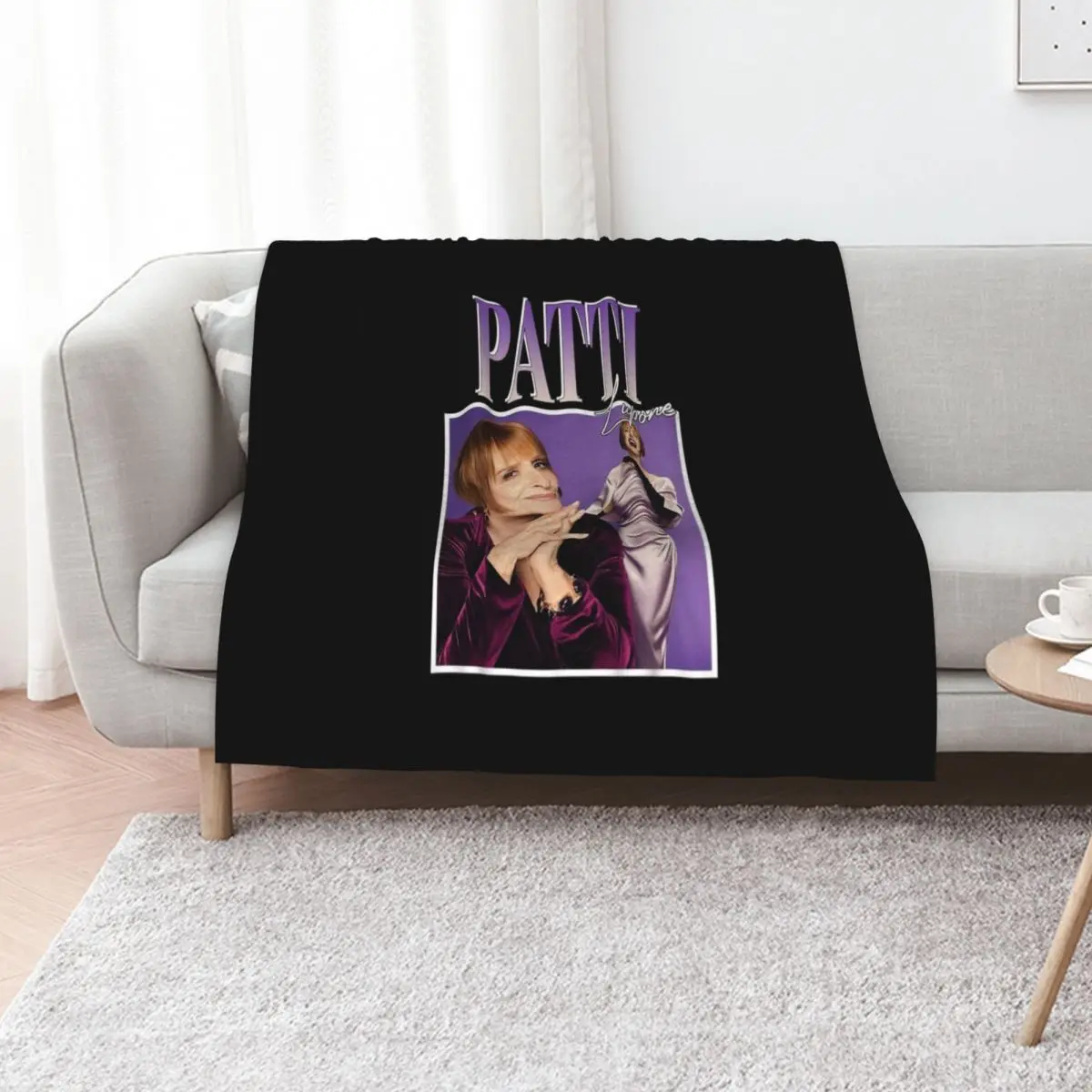 

Patti Lupone A Living Legend In The Theatre World Throw Blanket Sleeping Bag Decorative Throw For Baby Shaggy Blankets