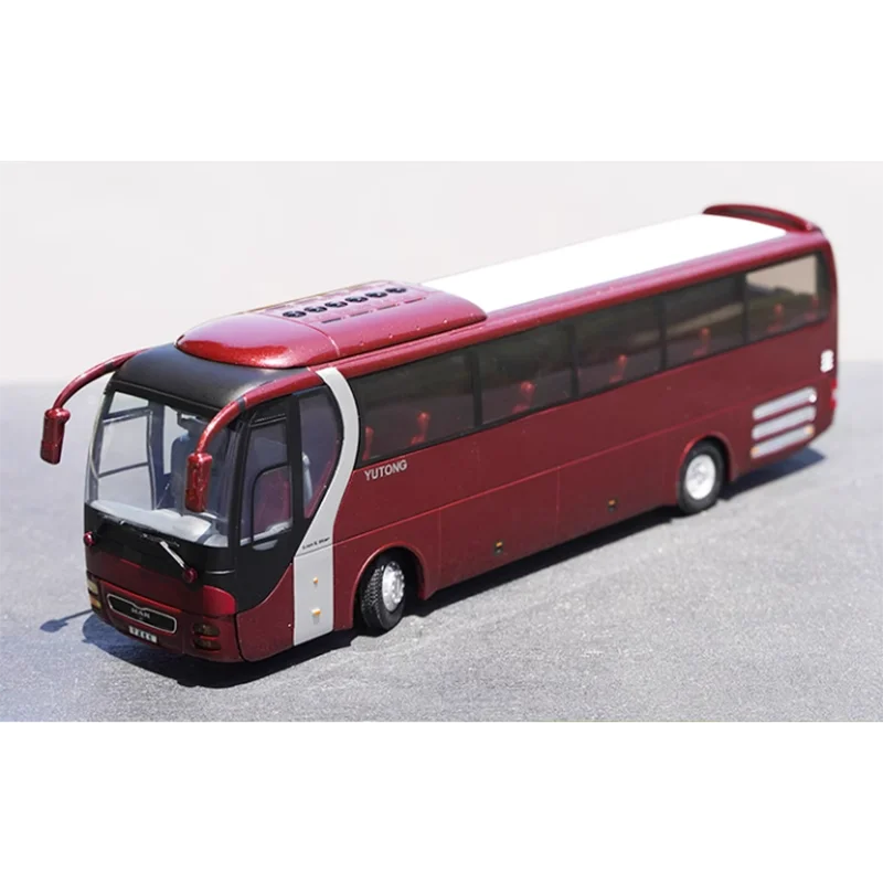 Diecast Scale 1:42 Yutong Bus MAN RheinSTAR ZK6120R41 Luxury Tour Bus Model Alloy Metal Vehicle Gift Display Collection   Hobby