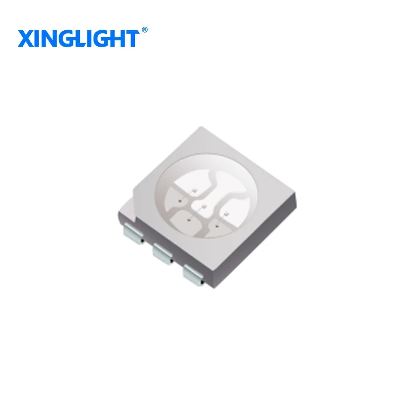 

XINGLIGHT 100pcs 5050 Red Emerald Green Blue White 2.4V SMD LED