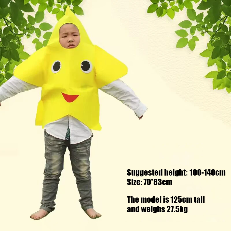 1 세트 어린이 코스프레 스타 문 썬 의상 재미 있은 꽃 나비 파티 귀여운 옷 정장 소년 소녀 공연 무대 의상