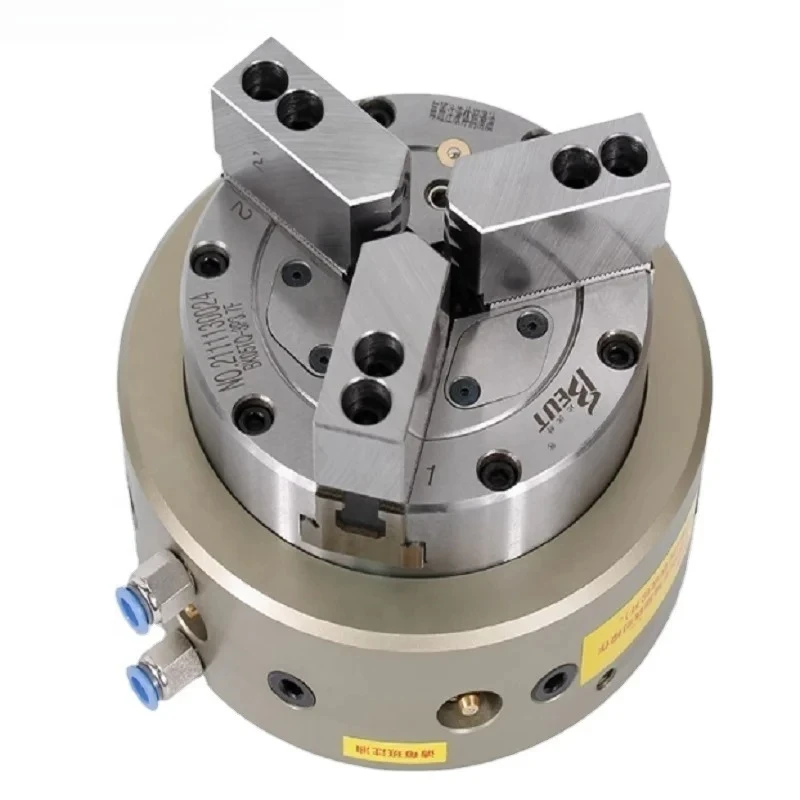 BK250TQ   Three Jaw Pneumatic Chuck Through-hole Automated Lathe Fxture Chuck for CNC Lathe Machine