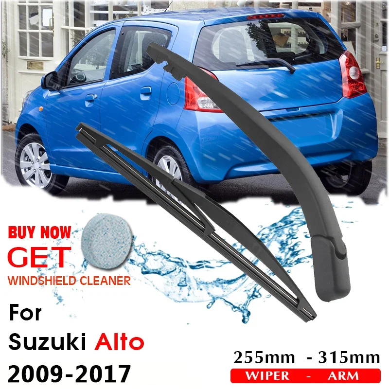 

Car Wiper Blade Rear Back Window Windscreen Windshield Wipers For Suzuki Alto Hatchback 255mm 2009-2017 Auto Accessories