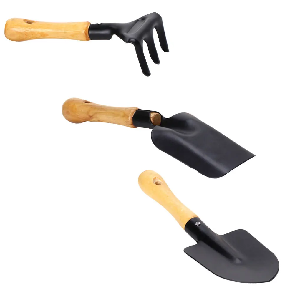 3個の子供用ガーデンツールセットは小さな手のために特別に設計されており、屋内鉢植えや盆栽のメンテナンス学習に最適です。