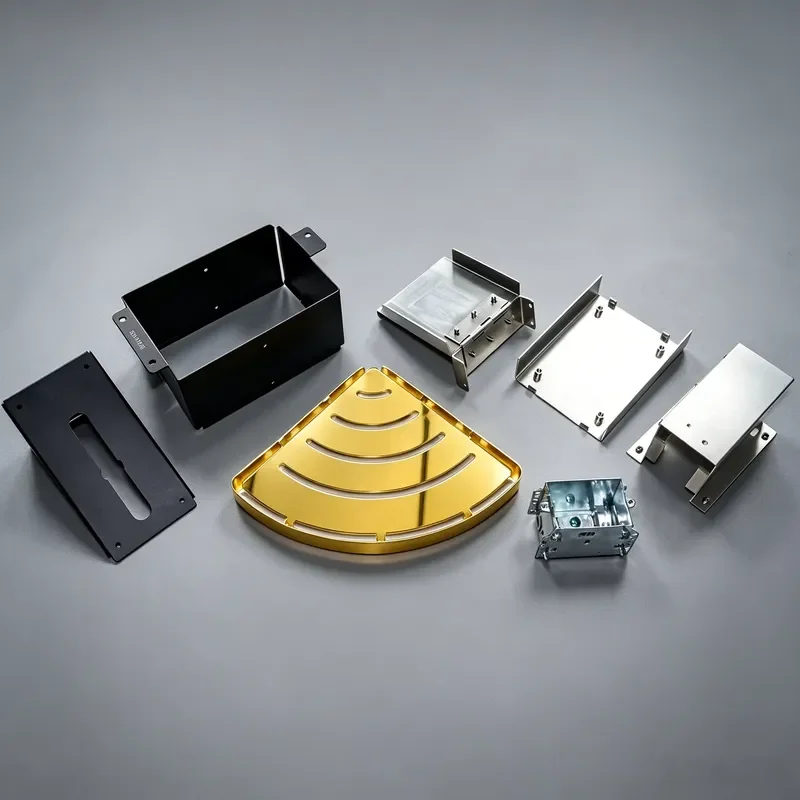 304 Stainless Steel Wall Mounted Shelves  Metal Parts Welding Stamping Mirror Polishing Sheet Processing ISO9001