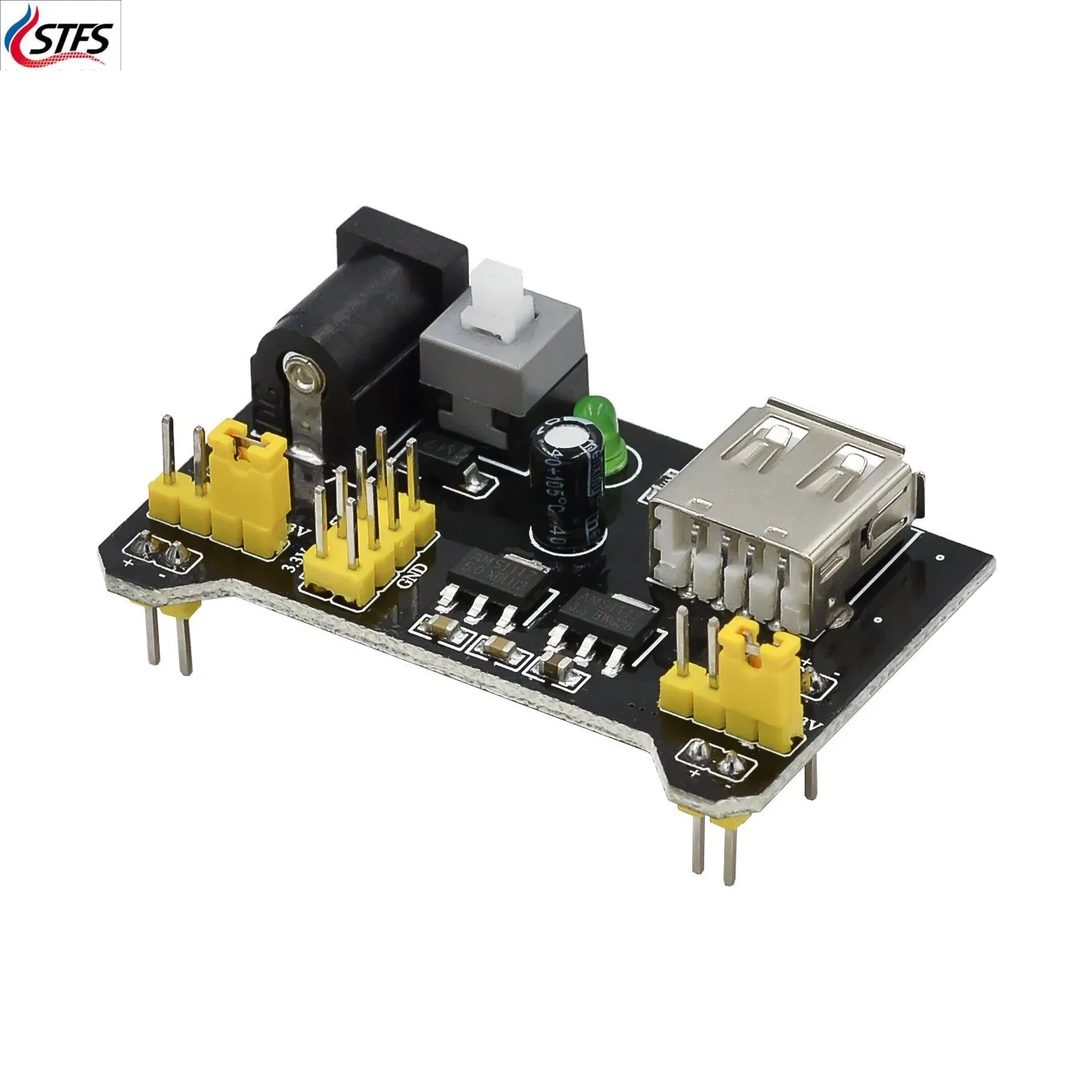 mb-102 Breadboard Power Supply Module /mb102 white Breadboard Dedicated Power Module 2-way 3.3V 5V MB-102 Solderless Bread Board