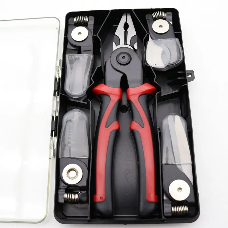 New Multipurpose Tools,Five-in-One Replaceable Plug Tool Set Multi-Function Pliers