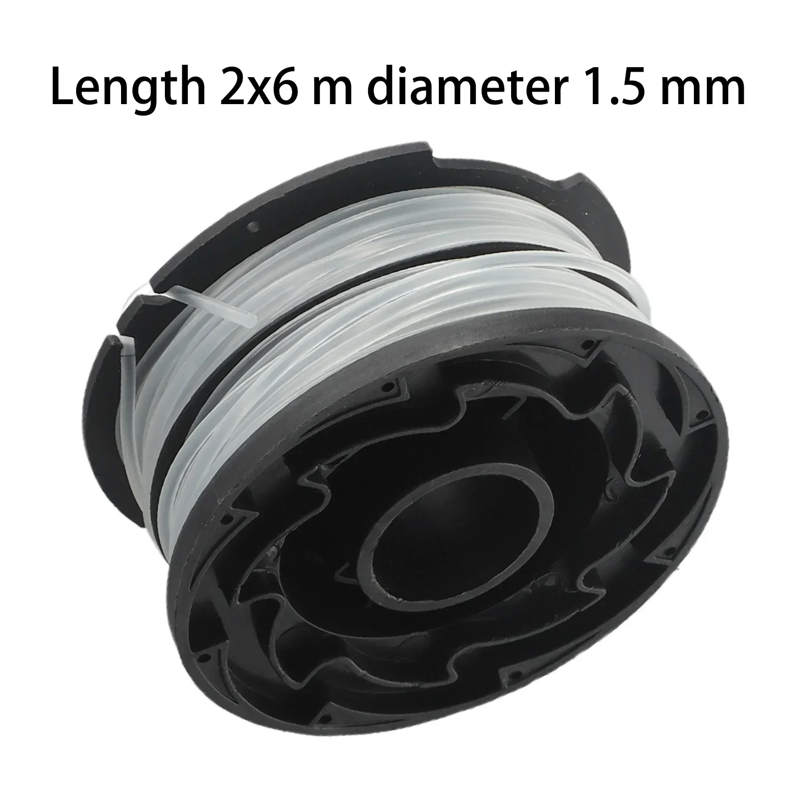 For Black & Decker A6441 Double Thread Coil Length 2x6m Diameter 1.5mm GL 650SB 652 655 650SBK 650SZ 660P 680 680B 680BZ 690 350