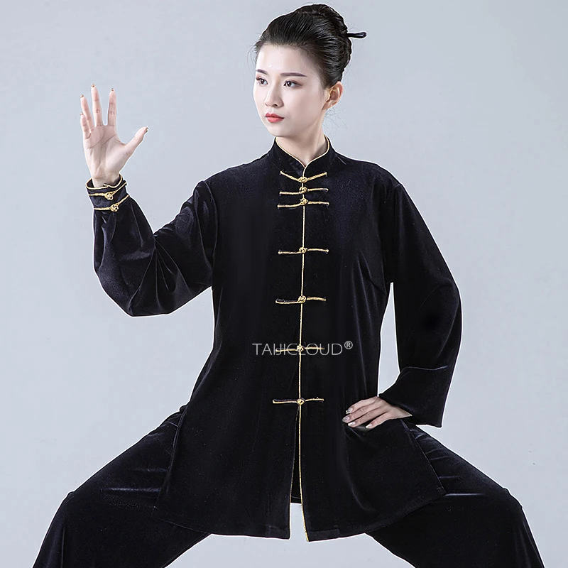 Winter Warm Thickened Tai Chi Suits for Men/Women, Thermal Insulated Kung Fu Martial Arts Training Outfit with Cold-Weather Comf