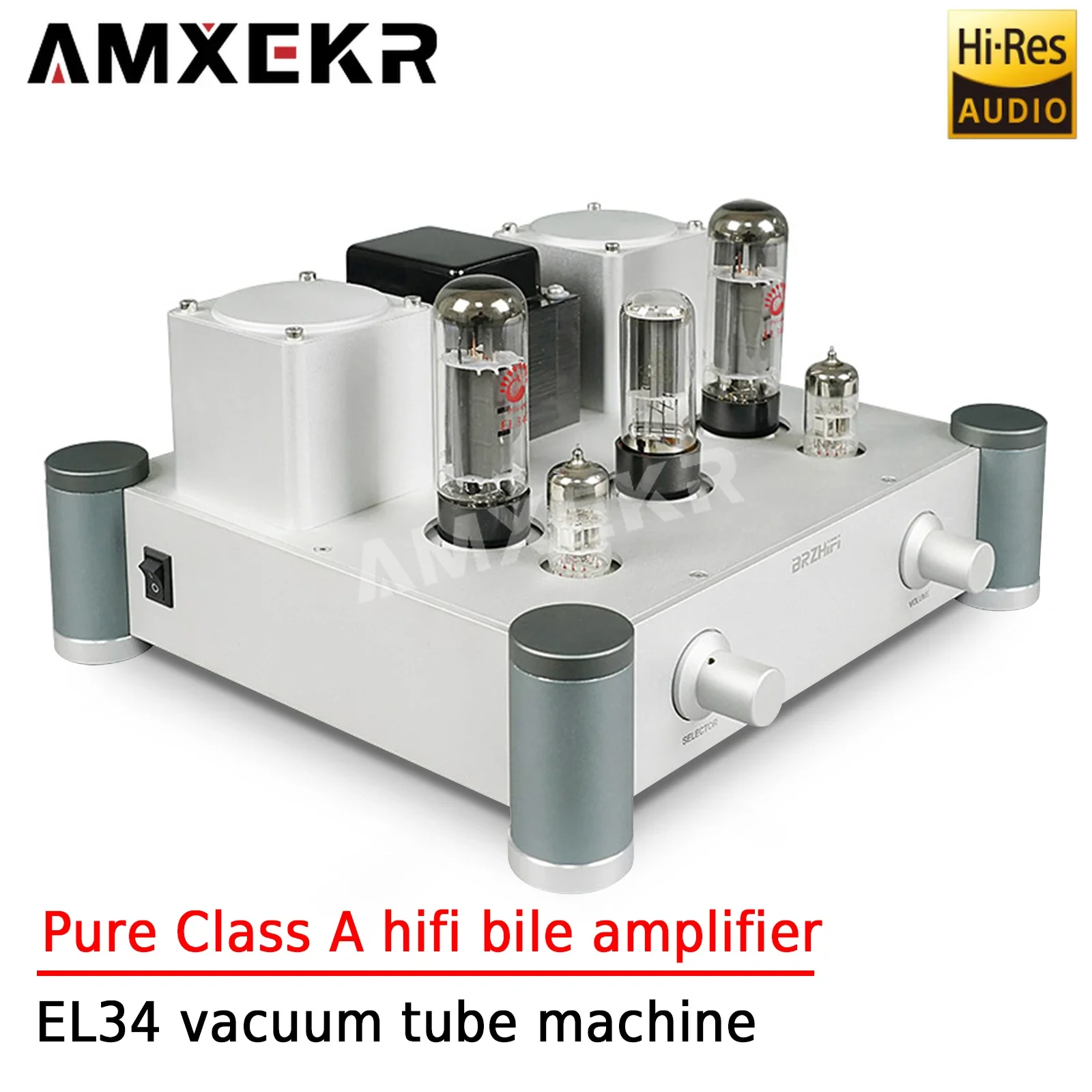 

AMXEKR A20 EL34 Ламповый односторонний желчный аппарат Pure Class A Hi-Fi желчный усилитель в США 300B Voice Mellow