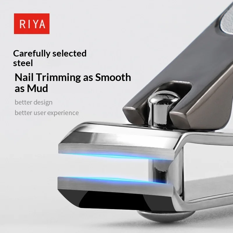 New Large Angle Nail Clippers Stainless Steel Household Large Size Diagonal Nail Scissors for Cutting Nails