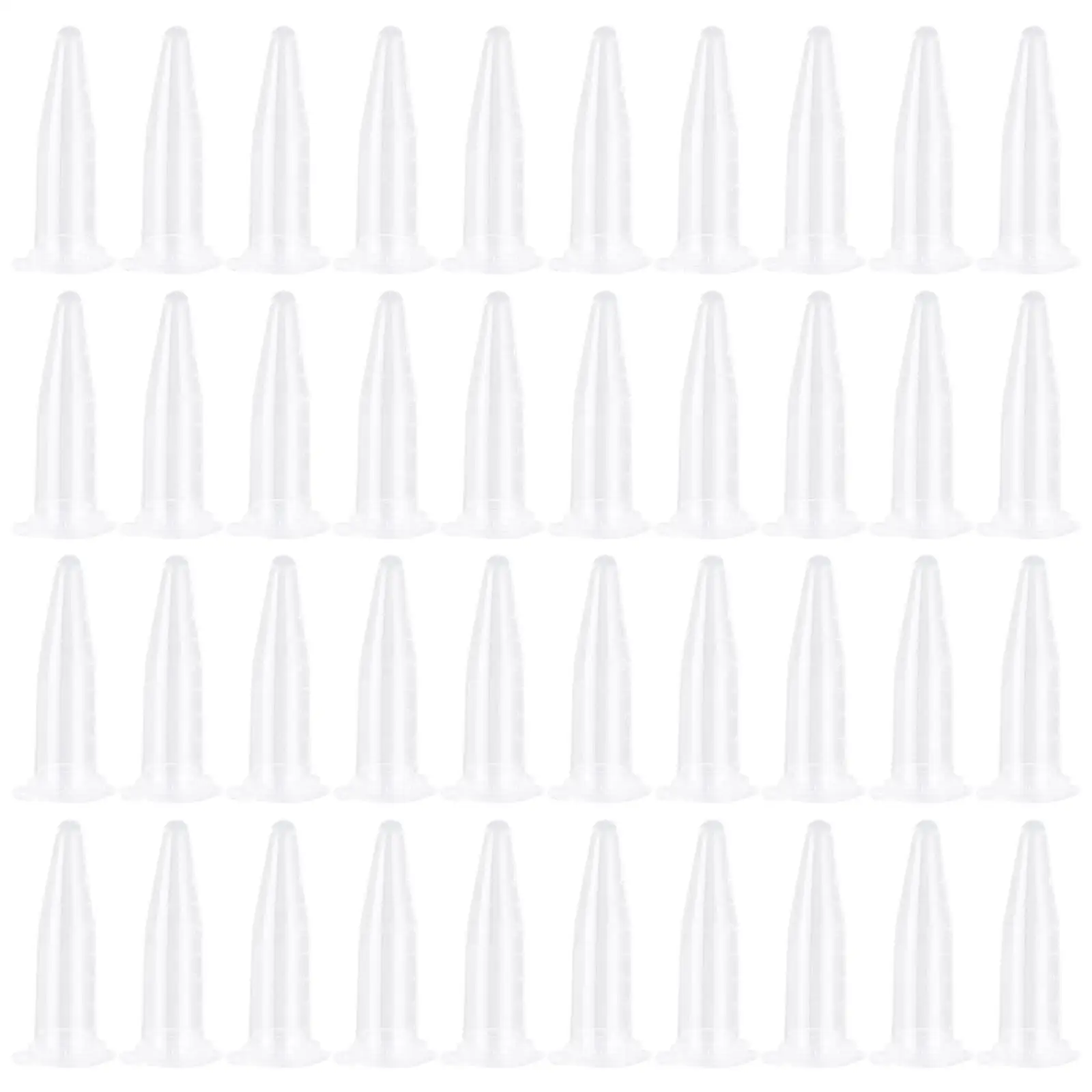 

1000pcs Tubes Clear Storage Containers 1.5ml Mini Plastic Test Tube Vials Sample Accessories Smooth
