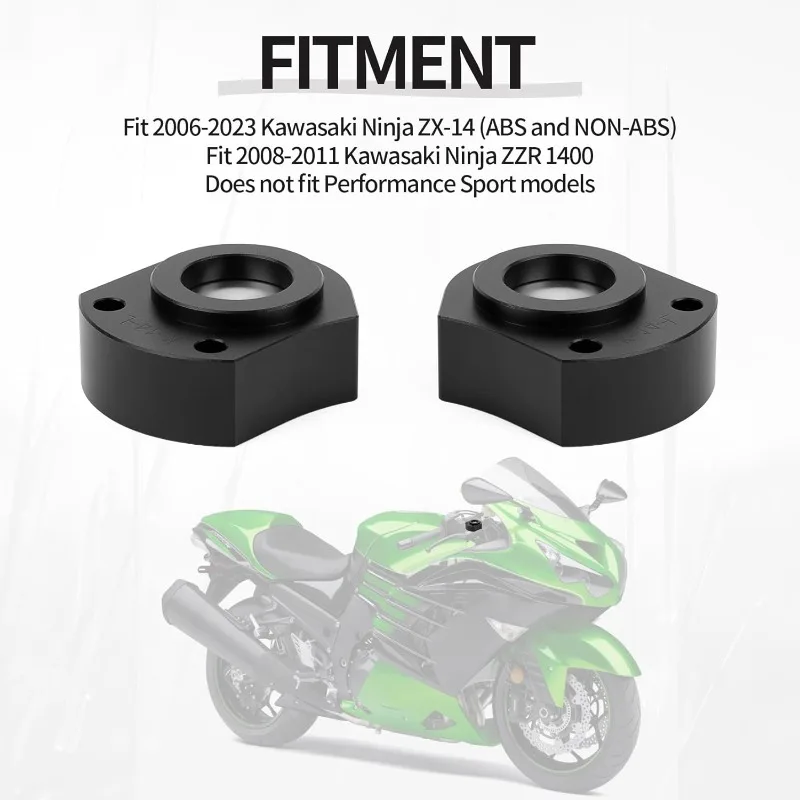 

Адаптеры-райзеры для руля мотоцикла 1 дюйм для Kawasaki Ninja ZX14R ZX-14R ZZR1400 2006-2023, крепление