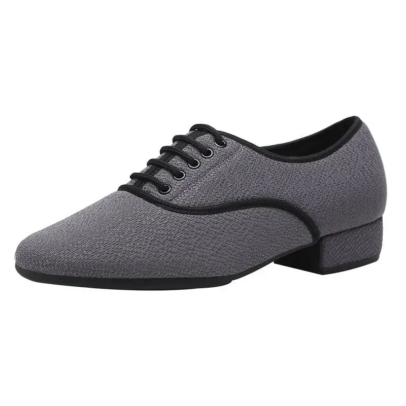 Zapatos de baile latino para hombre, calzado de baile moderno y suave, zapatos de baile de salón, zapatillas de deporte sociales, zapatos de lona