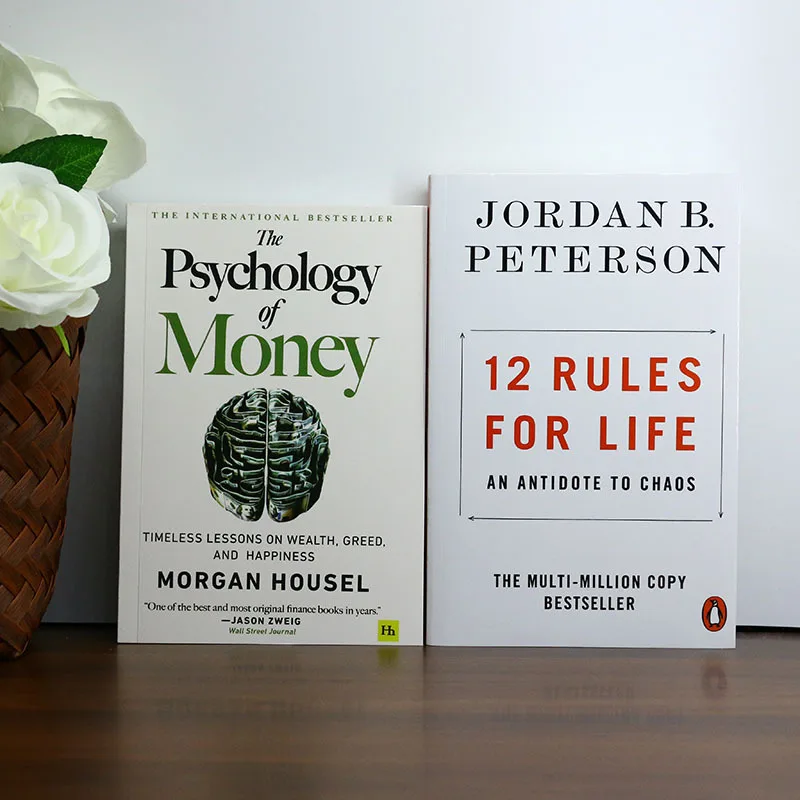 

《Психология денег》+ 《12 правил жизни》Набор двойного эффекта для планировщиков богатства Life Growers Идеально подходит для финансового обучения