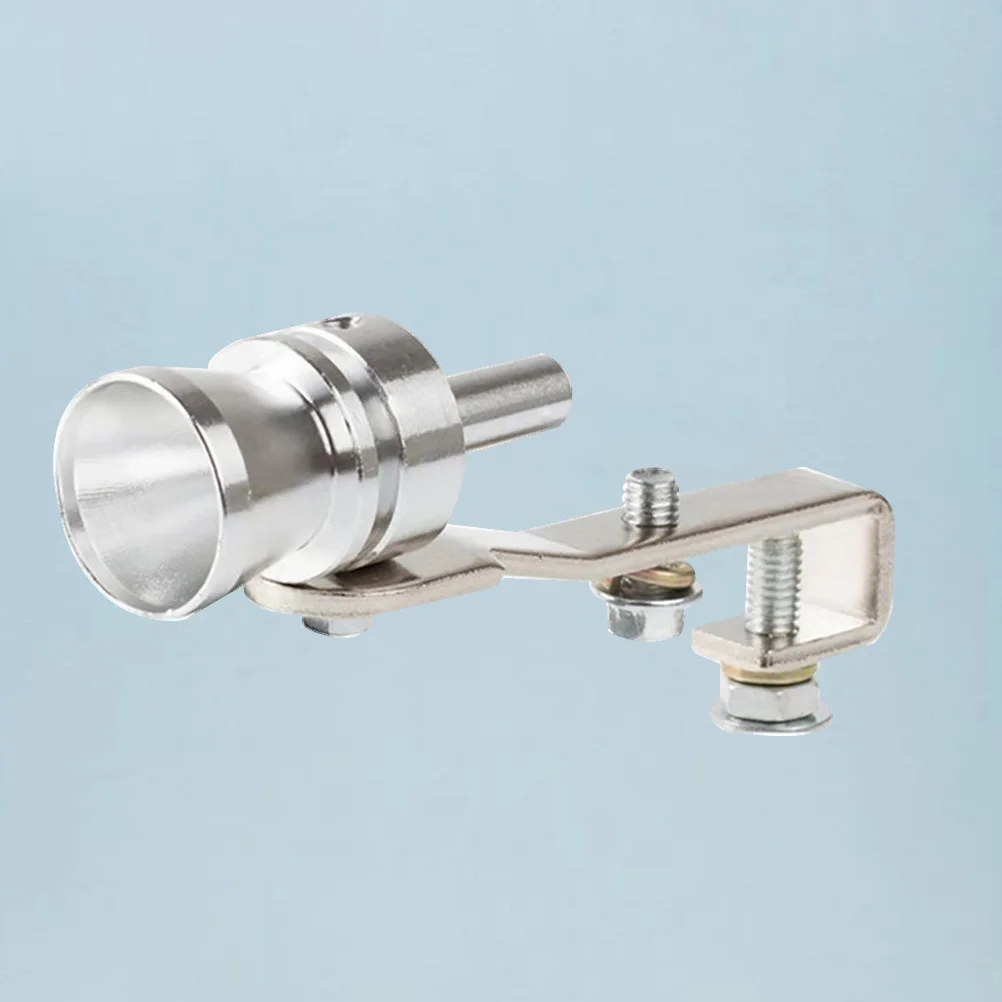 

2pcs S Size Car Tuning Turbine Exhaust Sounder Aluminum Alloy Lightweight Universal Fit All Vehicles Except Over 2.5Inch Piping