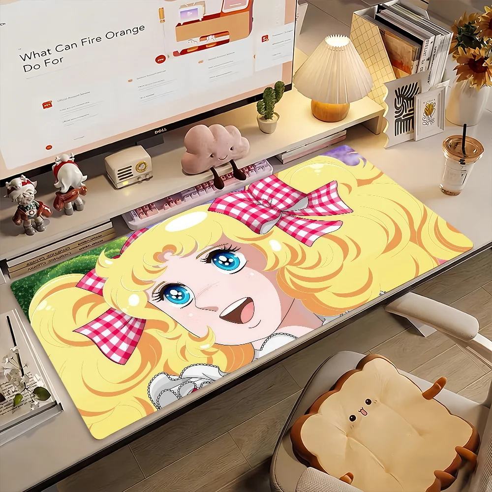 Animation C-Candy Candy Cartoon Cute Mouse Pad Non-slip Desk Mat PC Laptop Accessories Office Keyboard Large Gamers Decoracion