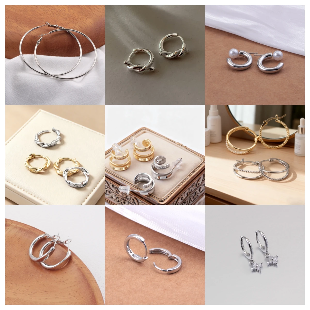 Nouvelles Boucles d'Oreilles Coréennes Rétro pour Femmes, Motif Fleur Rouge Émaillée, Bijoux Délicats de Luxe pour Couple, Cadeau de Fiançailles