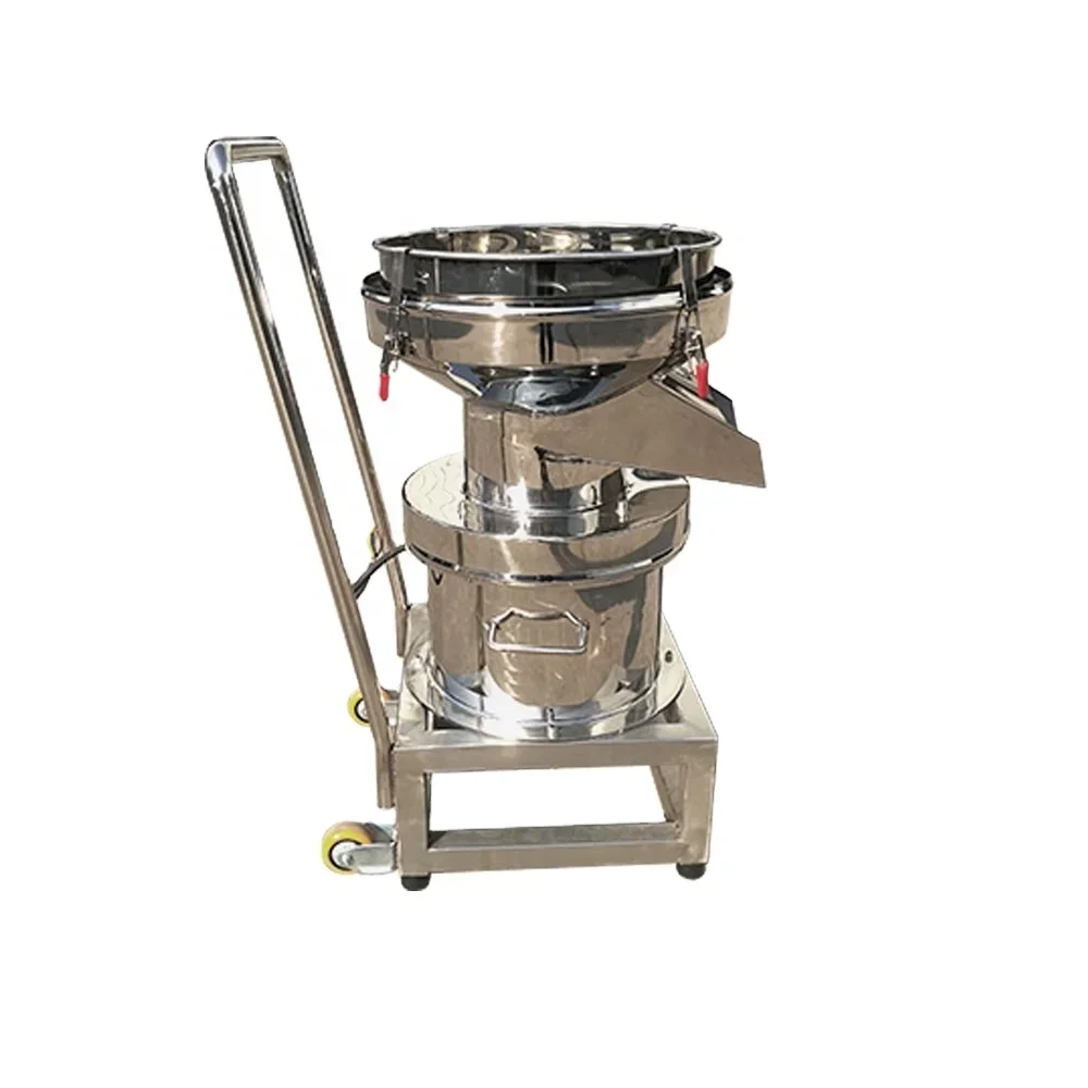 

Vegetable juice mobile stainless steel 450 vibrating screen filter strainer