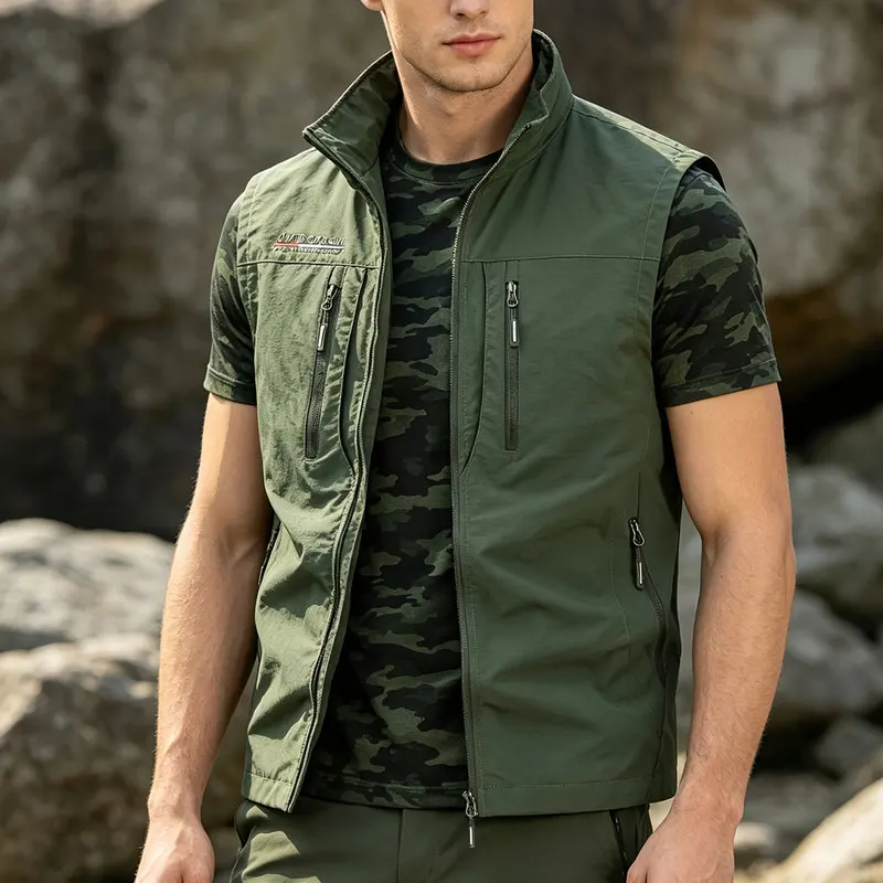Winter Clothing Pk - Men's Vest Jacket Running Jacket Sleeveless